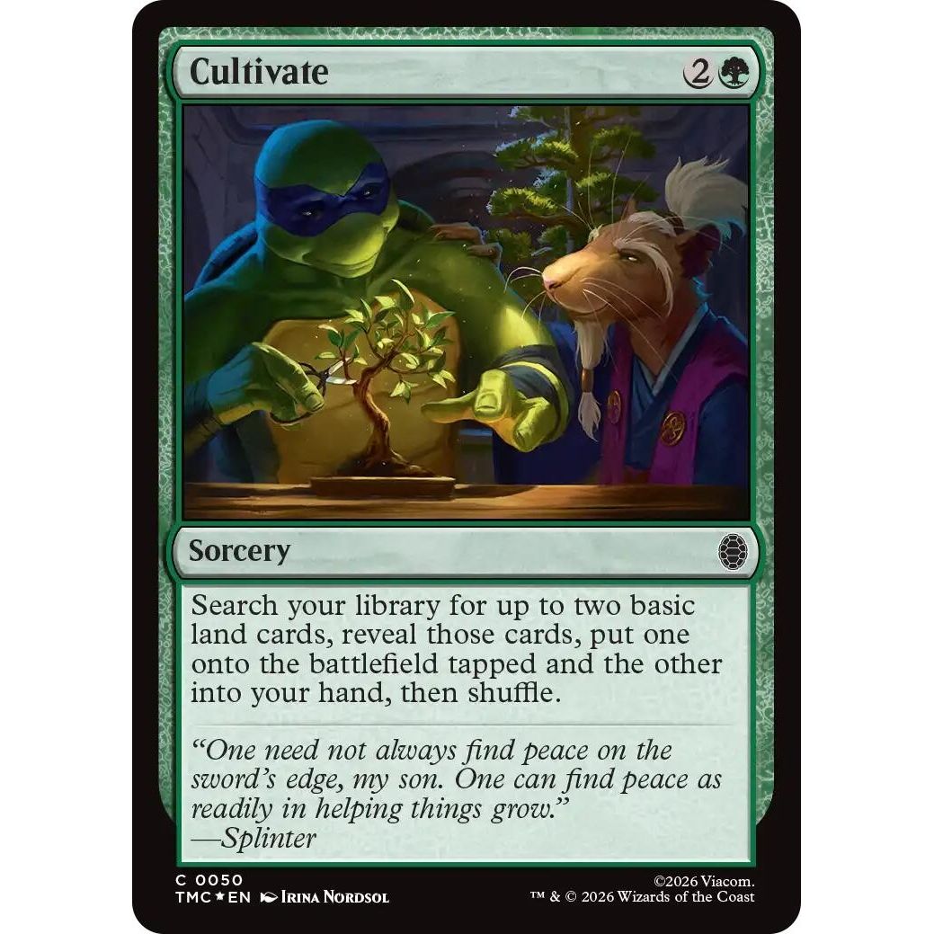 Image for Cultivate (Surge Foil) (50) (Teenage Mutant Ninja Turtles) - Magic: The Gathering