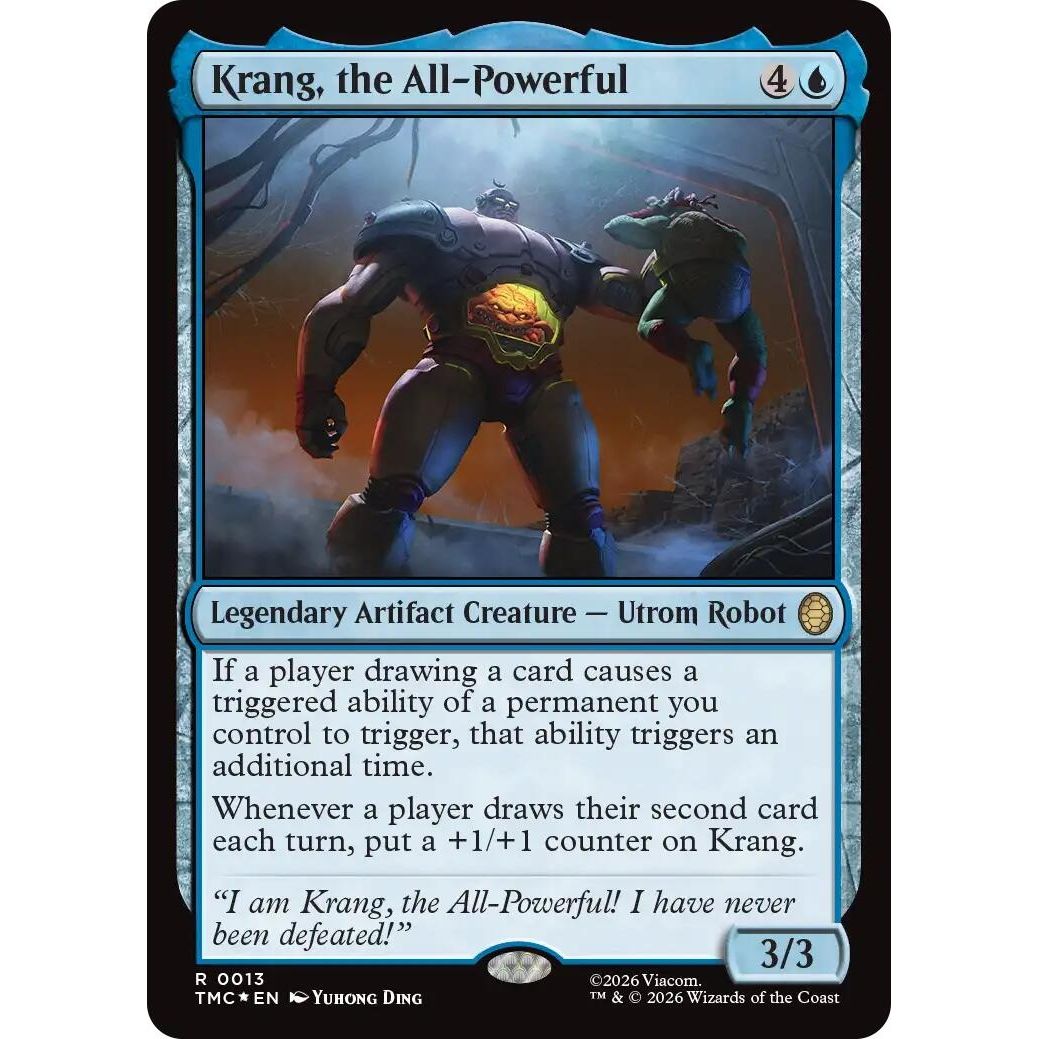Image for Krang, the All-Powerful (Surge Foil) (13) (Teenage Mutant Ninja Turtles) - Magic: The Gathering