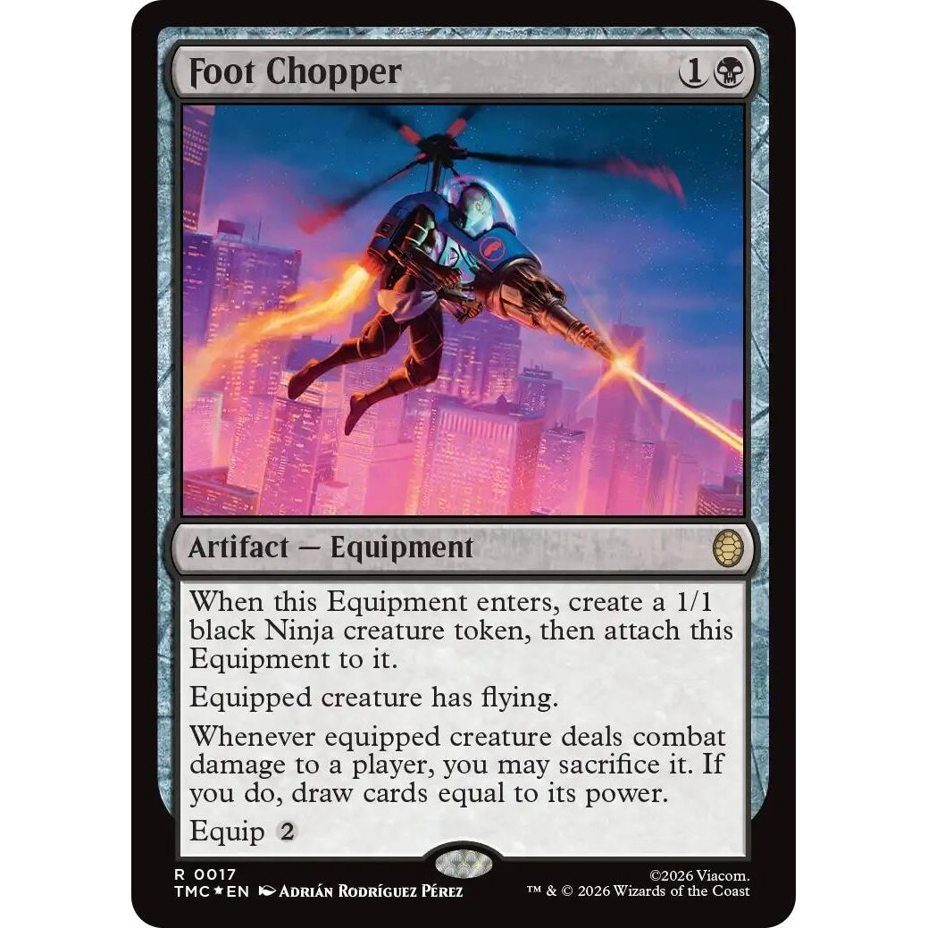 Image for Foot Chopper (Surge Foil) (17) (Teenage Mutant Ninja Turtles) - Magic: The Gathering