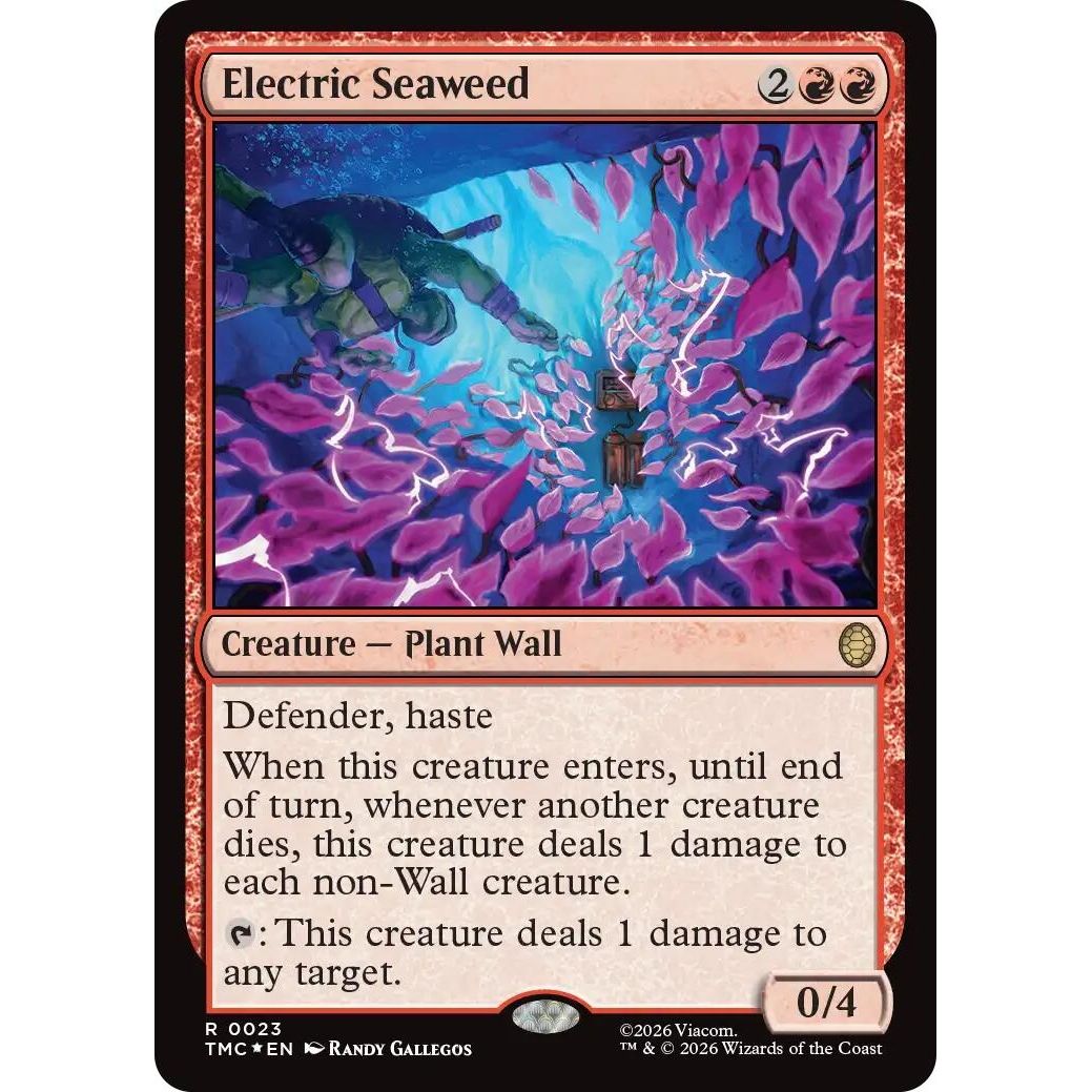 Image for Electric Seaweed (Surge Foil) (23) (Teenage Mutant Ninja Turtles) - Magic: The Gathering