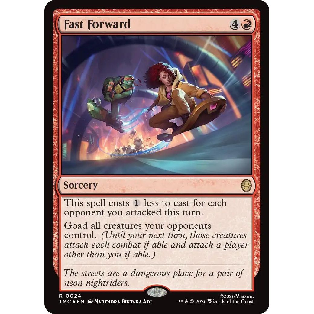 Image for Fast Forward (Surge Foil) (24) (Teenage Mutant Ninja Turtles) - Magic: The Gathering