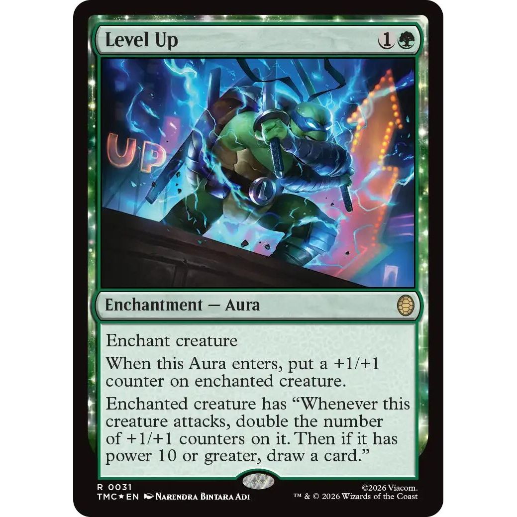 Image for Level Up (Surge Foil) (31) (Teenage Mutant Ninja Turtles) - Magic: The Gathering