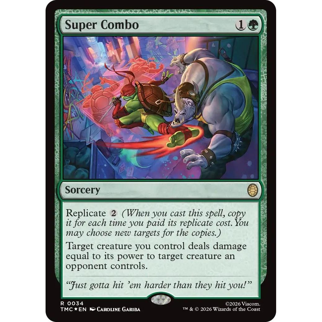 Image for Super Combo (Surge Foil) (34) (Teenage Mutant Ninja Turtles) - Magic: The Gathering