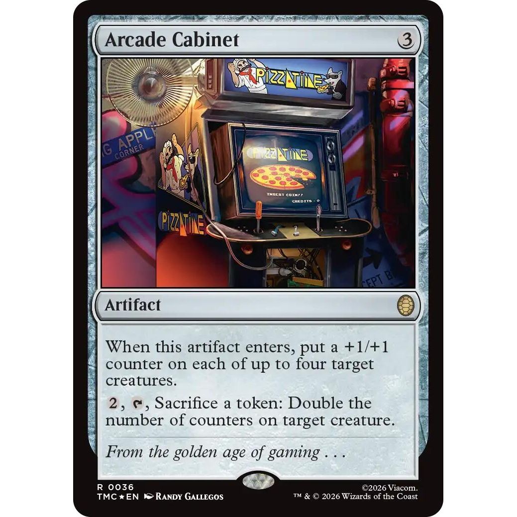 Image for Arcade Cabinet (Surge Foil) (36) (Teenage Mutant Ninja Turtles) - Magic: The Gathering