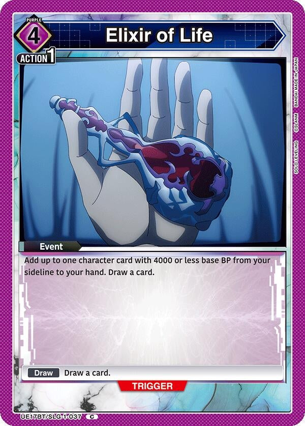 Image for Elixir of Life (UE17BT/SLG-1-037) (UE17BT: SOLO LEVELING) (UE17BT) - Union Arena