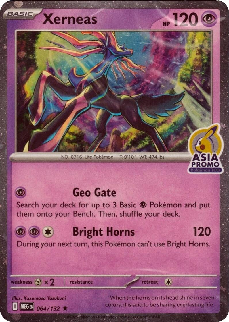 Image for Xerneas (Asia Promo) (064/132) (Miscellaneous Cards & Products) (MCAP) - Pokemon