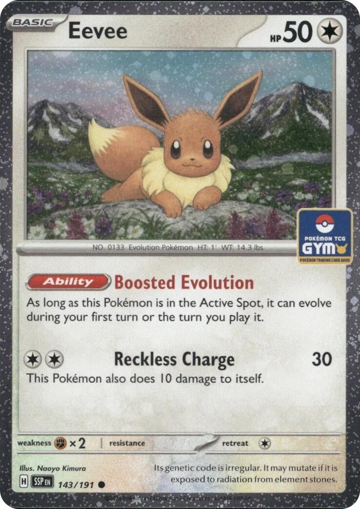 Image for Eevee (Southeast Asia Exclusive) (143/191) (League & Championship Cards) (PR) - Pokemon