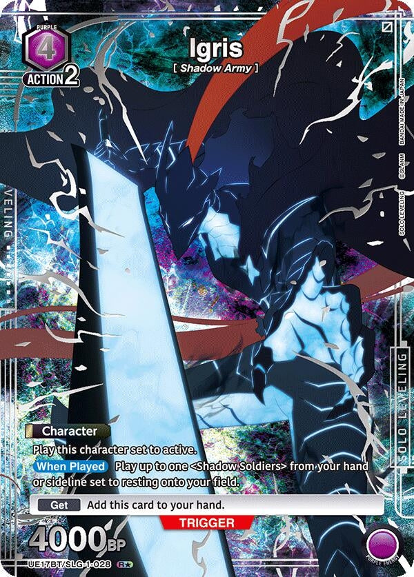 Image for Igris (R*) (UE17BT/SLG-1-028) (UE17BT: SOLO LEVELING) (UE17BT) - Union Arena