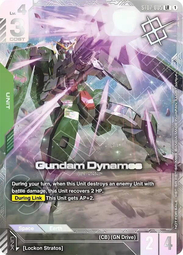 Image for Gundam Dynames (Newtype Challenge 2026 Mission 2) (ST07-005) (Gundam Promotional Cards) (GCG-PR) - Gundam Card Game