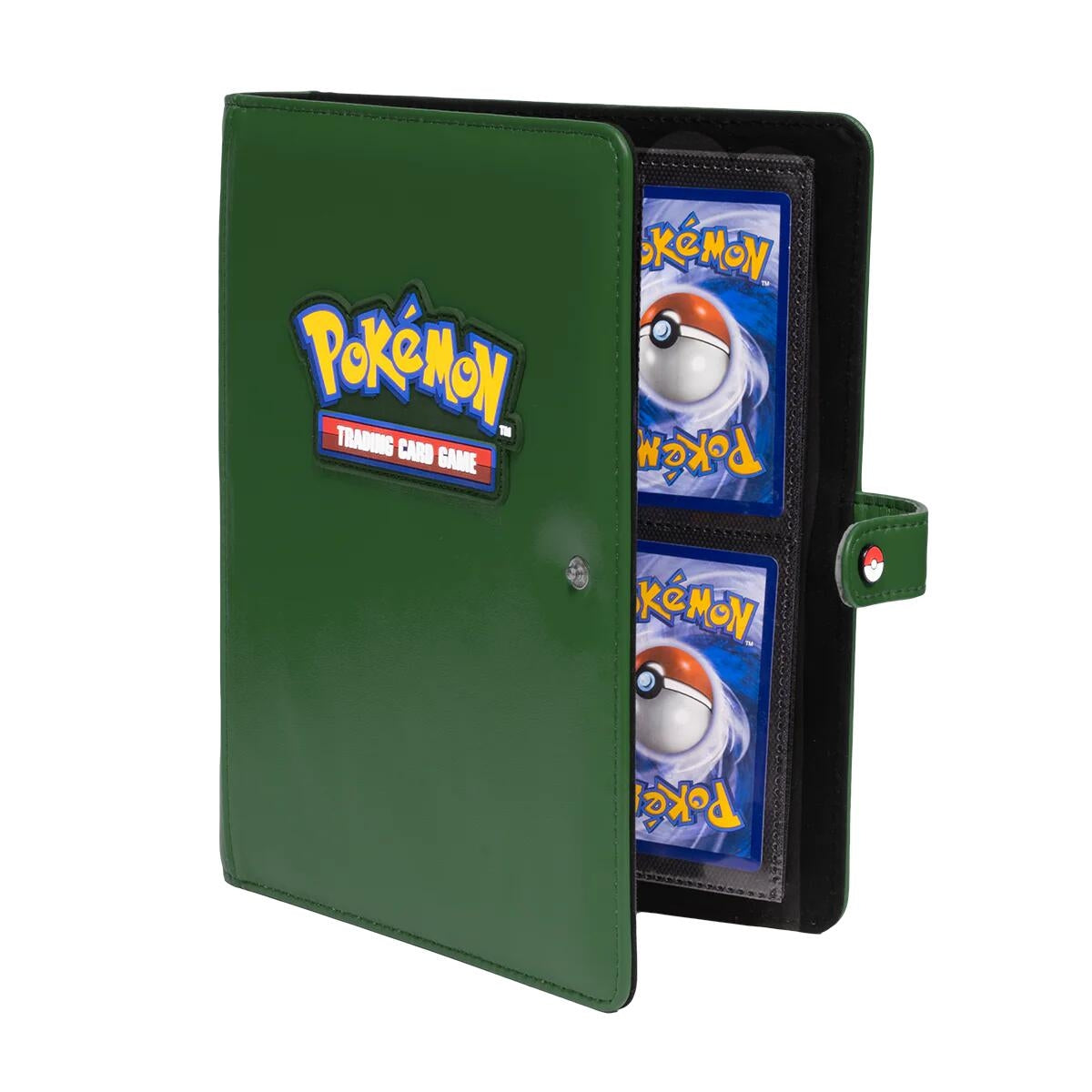 Image for Premium 4-Pocket Snap Binder for Pokémon (Green) - Storage Albums