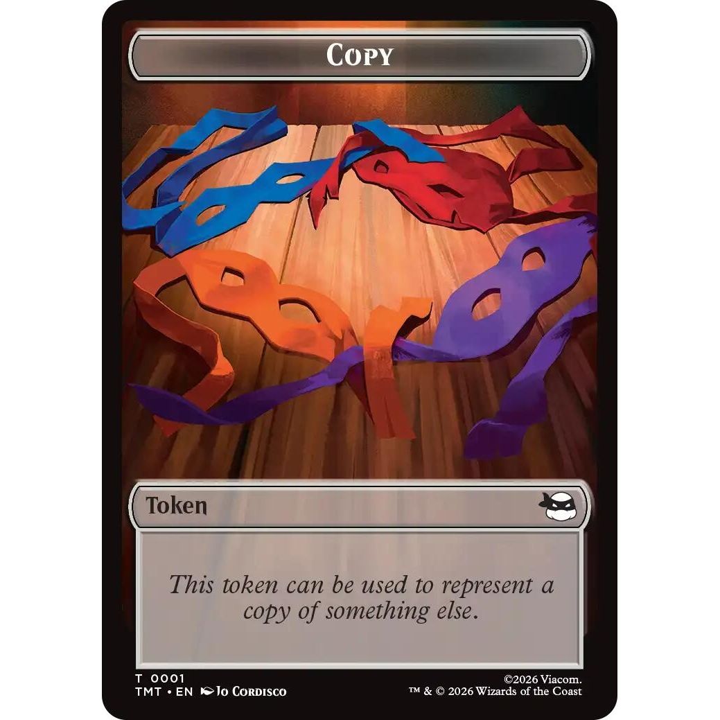 Image for Copy // Mutagen Double-Sided Token (1 // 9) (Teenage Mutant Ninja Turtles) - Magic: The Gathering