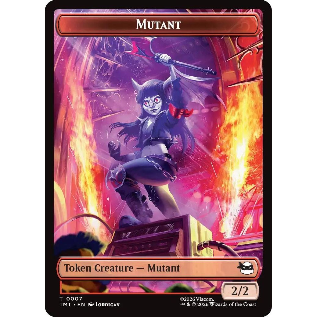 Image for Mutant // Mutagen Double-Sided Token (7 // 9) (Teenage Mutant Ninja Turtles) - Magic: The Gathering