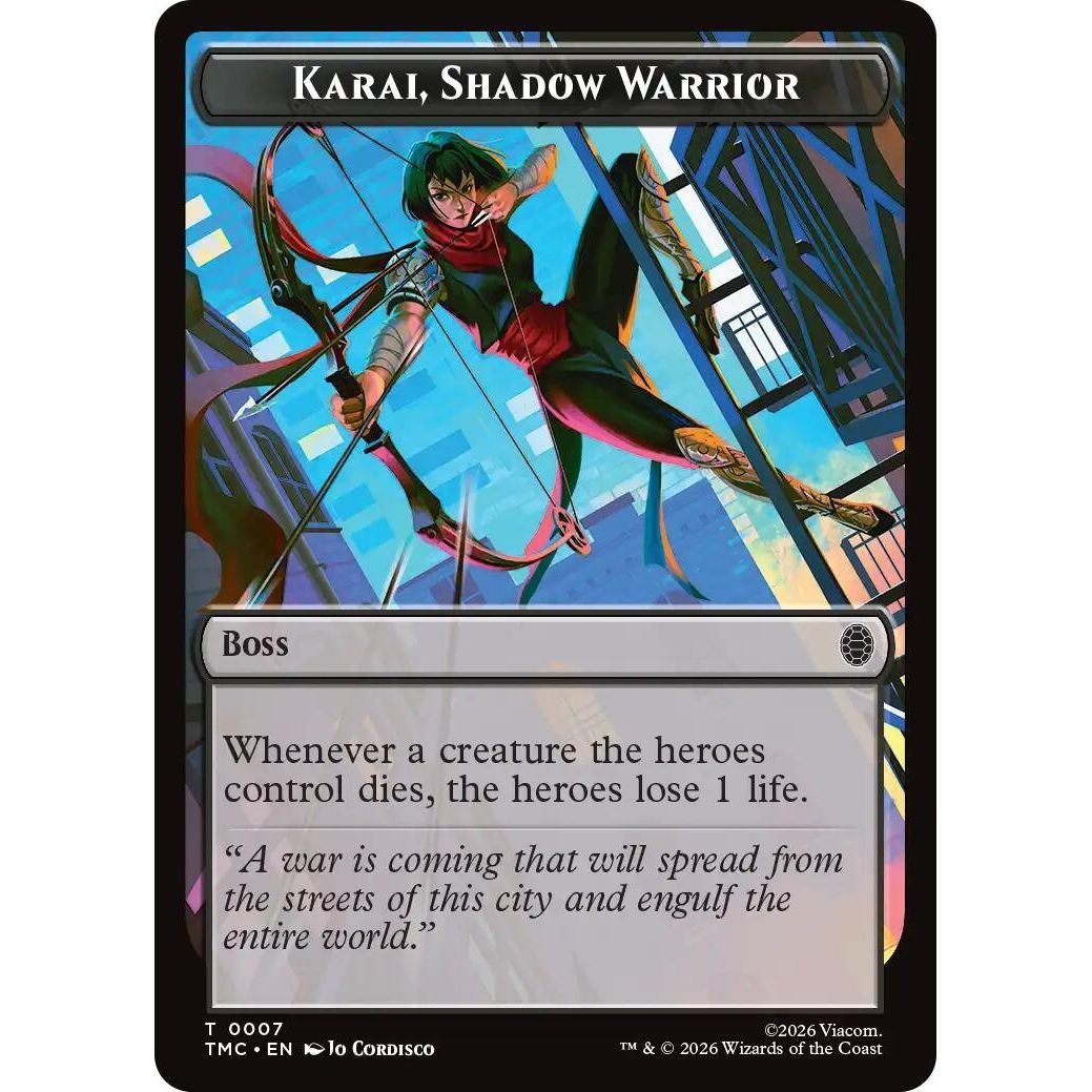 Image for Karai, Shadow Warrior (7) (Teenage Mutant Ninja Turtles) - Magic: The Gathering