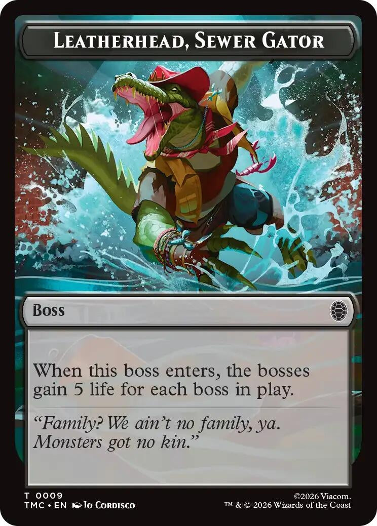 Image for Leatherhead, Sewer Gator (9) (Teenage Mutant Ninja Turtles) - Magic: The Gathering