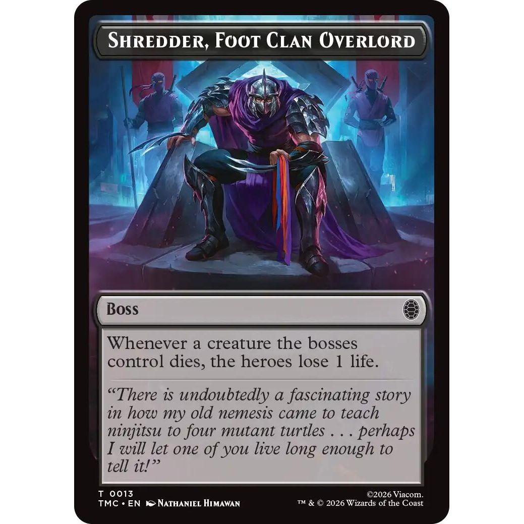 Image for Shredder, Foot Clan Overlord (13) (Teenage Mutant Ninja Turtles) - Magic: The Gathering