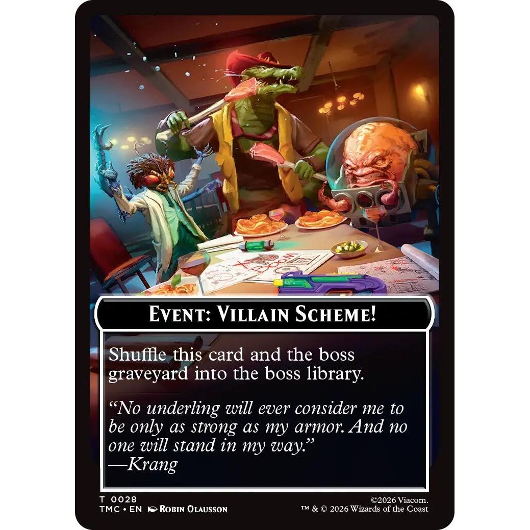 Image for Event: Villain Scheme! (28) (Teenage Mutant Ninja Turtles) - Magic: The Gathering