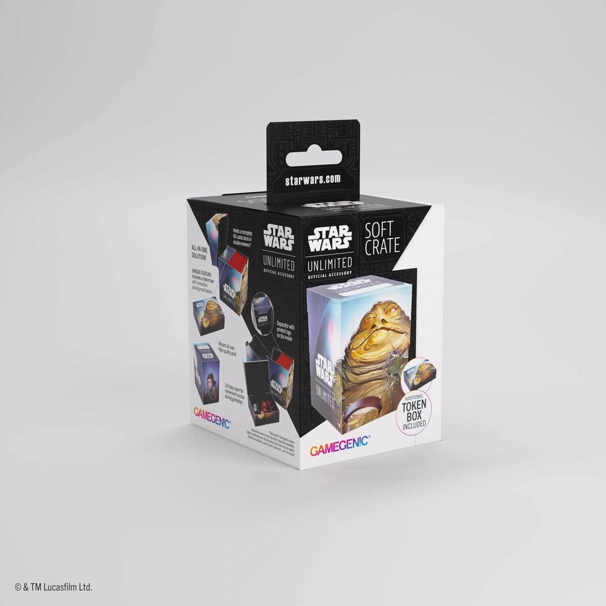 Image for Star Wars: Unlimited Soft Crate - Leia Organa/Jabba the Hutt - Deck Boxes