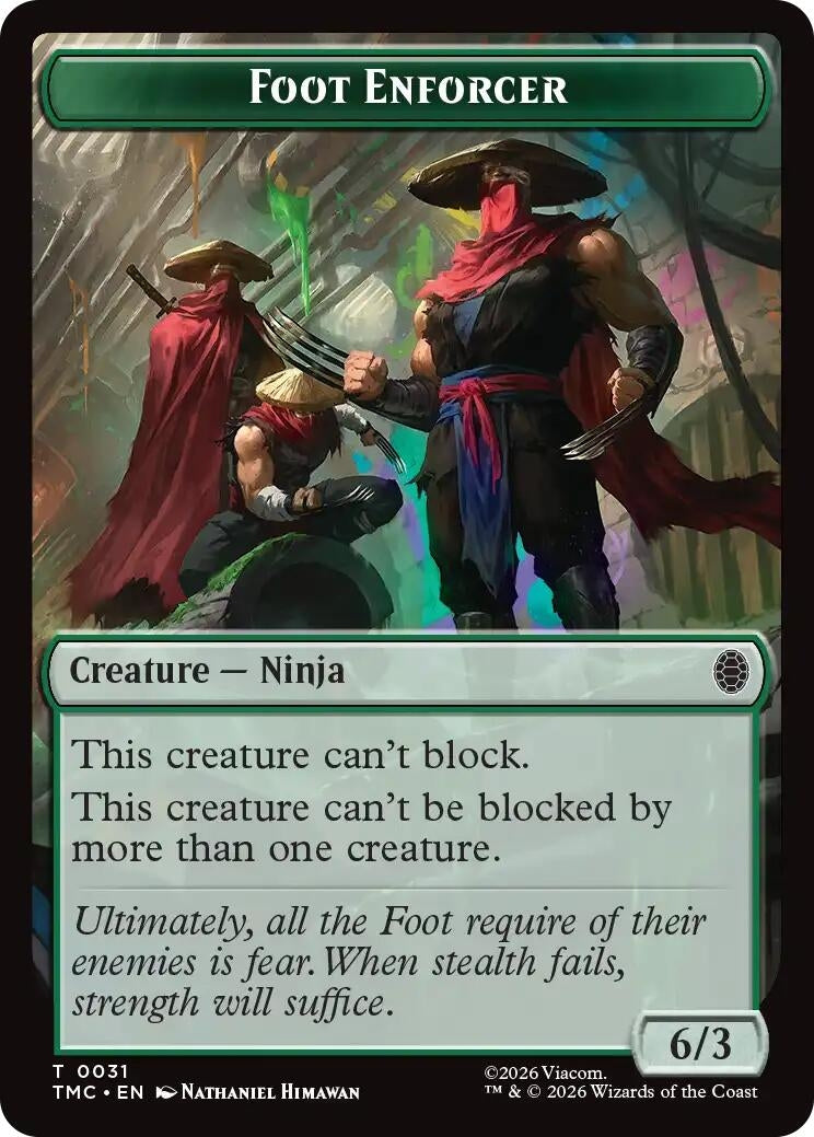 Image for Foot Enforcer (31) (Teenage Mutant Ninja Turtles) - Magic: The Gathering