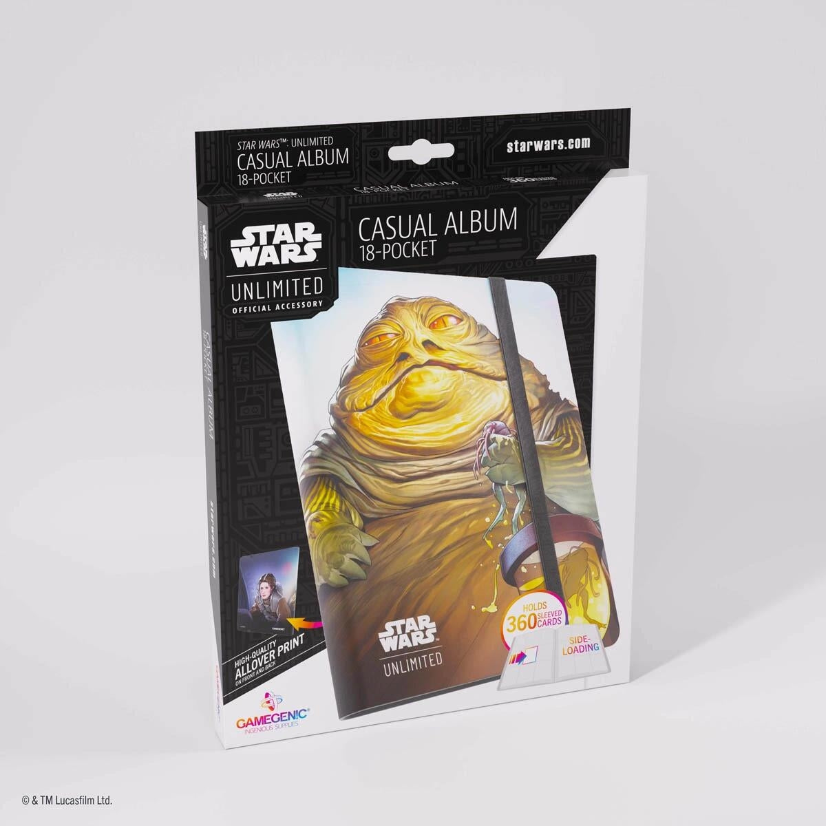Image for Star Wars: Unlimited Casual Album 18-Pocket Side-Loading - Leia Organa/Jabba the Hutt - Storage Albums