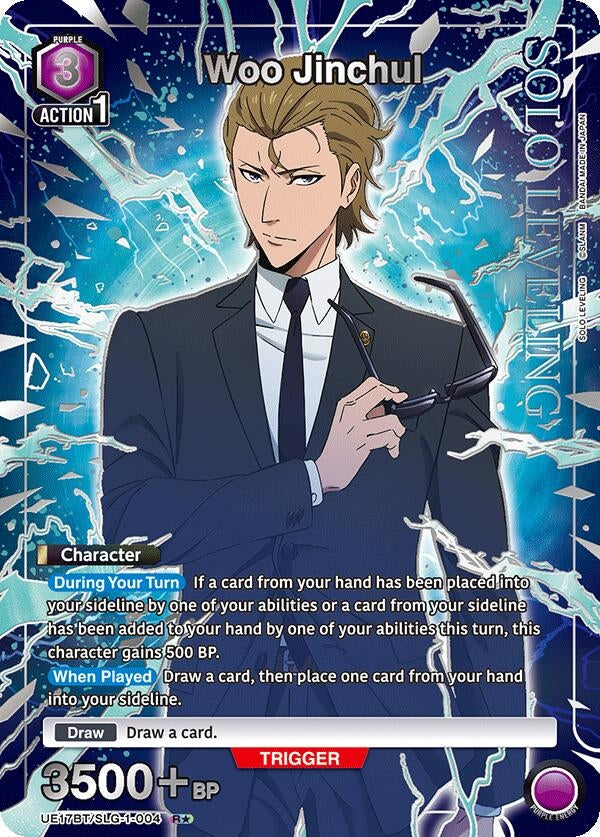 Image for Woo Jinchul (R*) (UE17BT/SLG-1-004) (UE17BT: SOLO LEVELING) (UE17BT) - Union Arena
