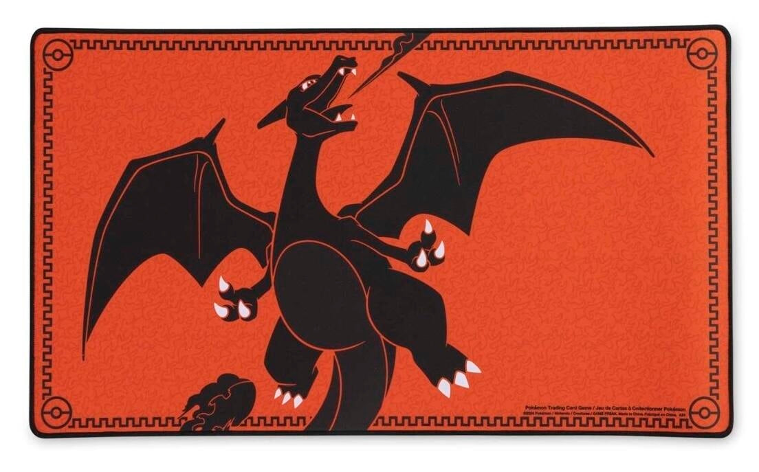 Image for Pokemon TCG: Pokemon Center Exclusive - Scorching Charizard Premium Playmat - Playmats