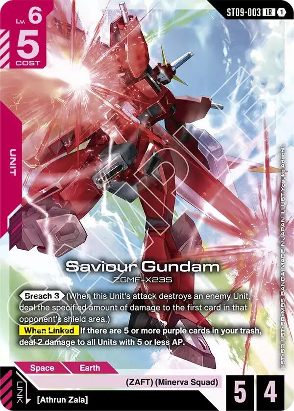 Image for Saviour Gundam (ST09-003) (Starter Deck 09: Destiny Ignition) (ST09) - Gundam Card Game