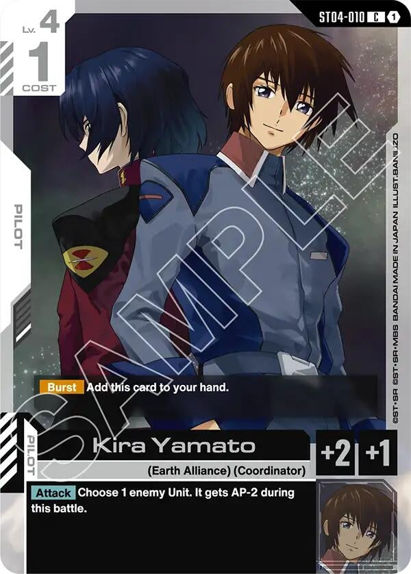 Image for Kira Yamato (ST04-010) (Starter Deck 09: Destiny Ignition) (ST09) - Gundam Card Game