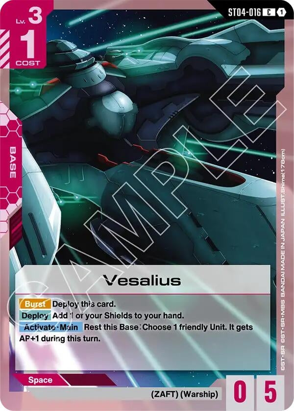 Image for Vesalius (ST04-016) (Starter Deck 09: Destiny Ignition) (ST09) - Gundam Card Game