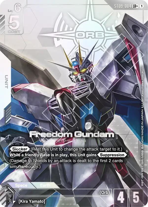 Image for Freedom Gundam (LR+) (ST09-004) (Starter Deck 09: Destiny Ignition) (ST09) - Gundam Card Game