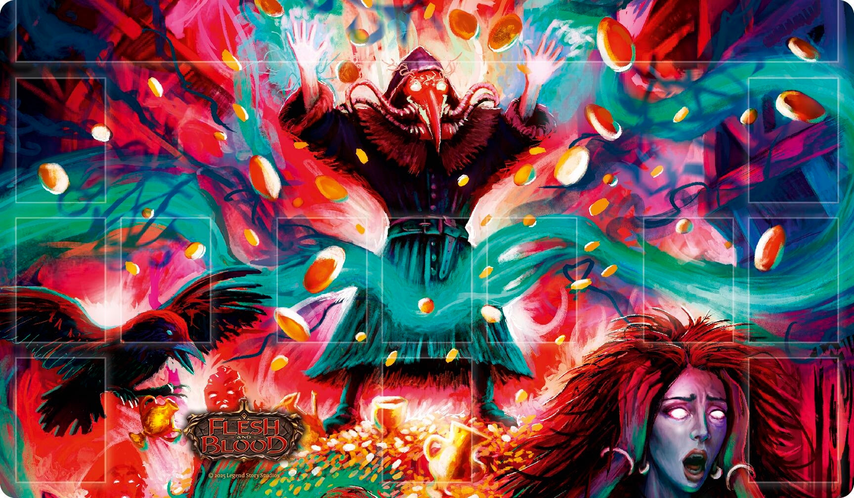 Image for Flesh and Blood Playmat - Hyper Inflation - Playmats