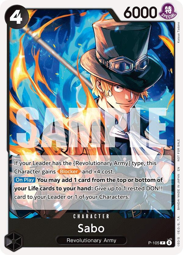 Image for Sabo (Tournament Pack 2026 Vol. 2) (P-105) (One Piece Promotion Cards) (OP-PR) - One Piece Card Game