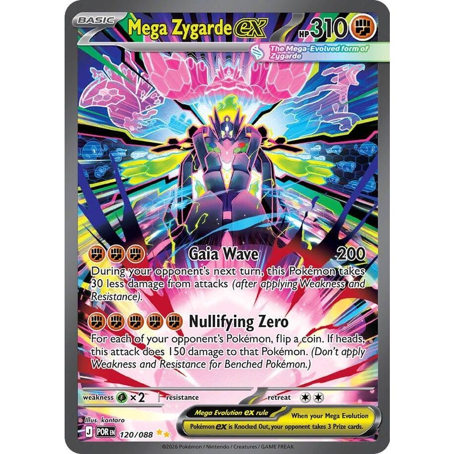 Mega Zygarde ex (120/088) (ME03: Perfect Order) - PokeBox USA