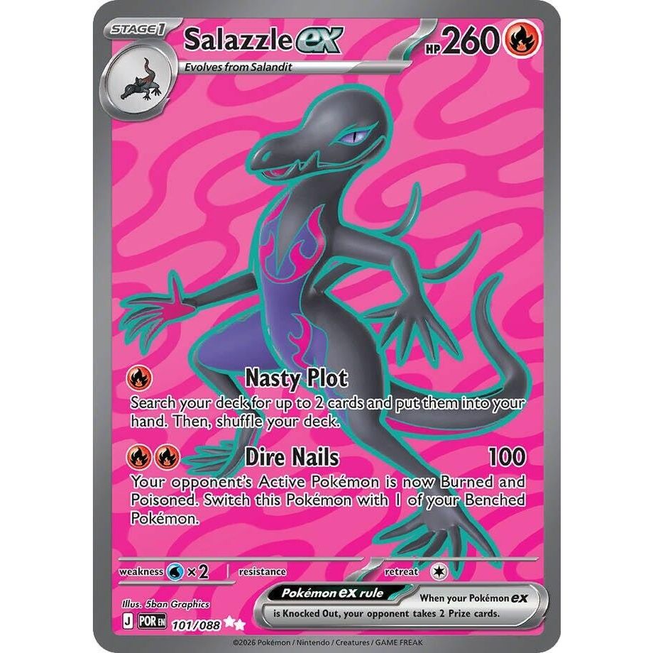 Salazzle ex (101/088) (ME03: Perfect Order) - PokeBox USA