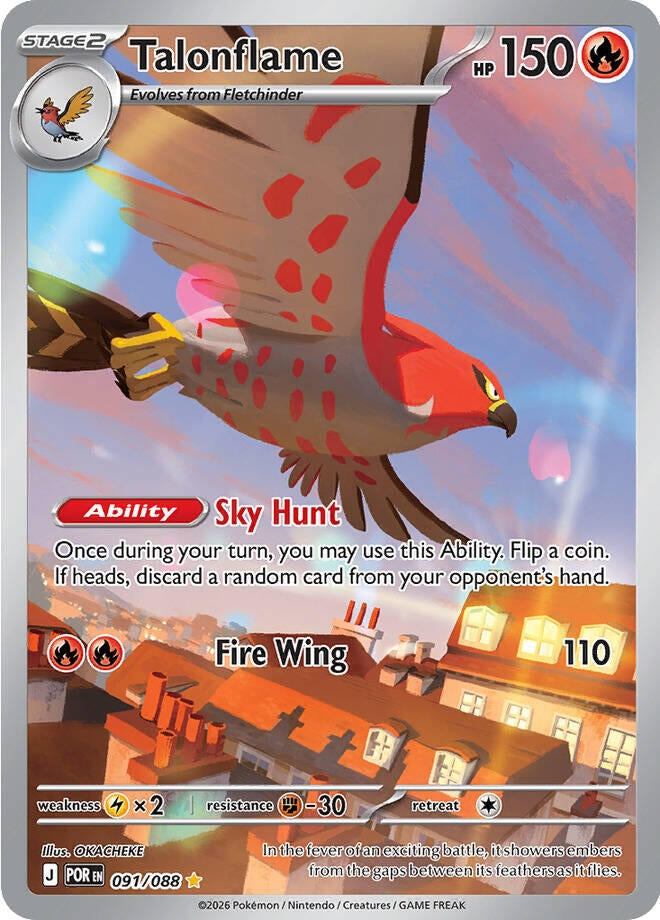 Talonflame (091/088) (ME03: Perfect Order) - PokeBox USA