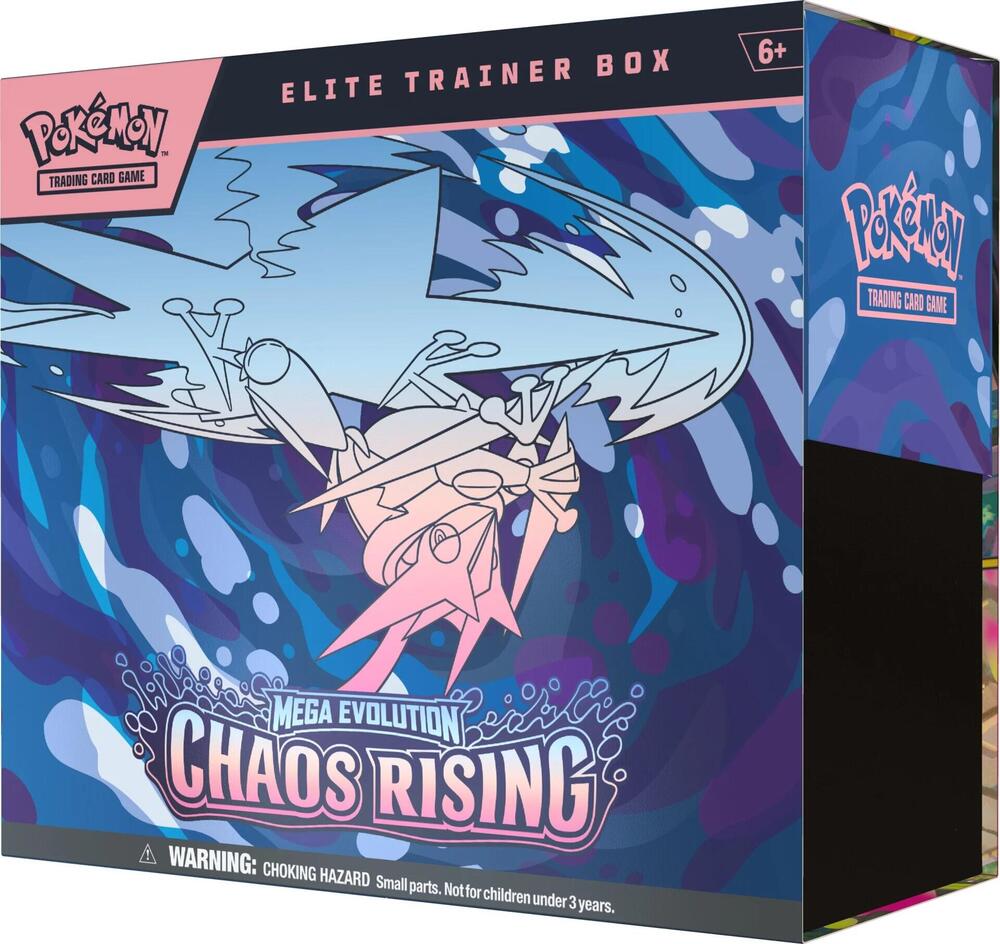 POKÉMON TCG: Mega Evolution - Chaos Rising ME04 Elite Trainer Box - PokeBox USA