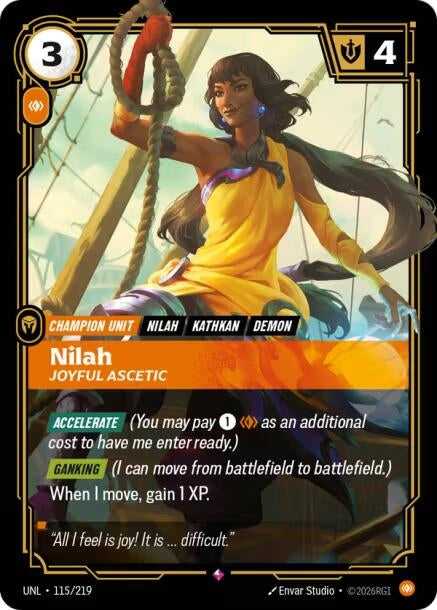 Nilah - Joyful Ascetic (115/219) (Unleashed) - PokeBox USA