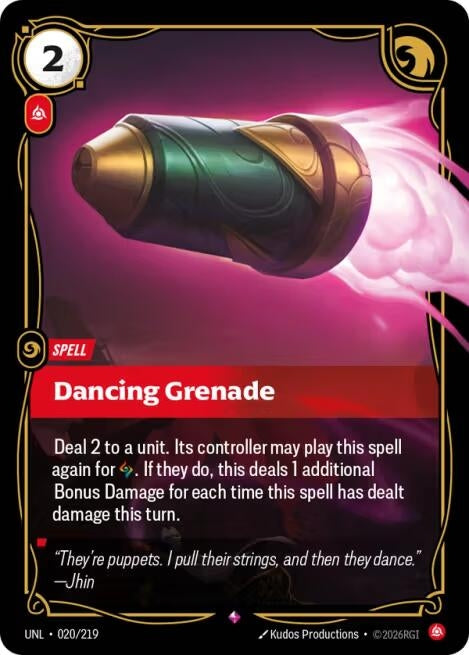 Dancing Grenade (020/219) (Unleashed)