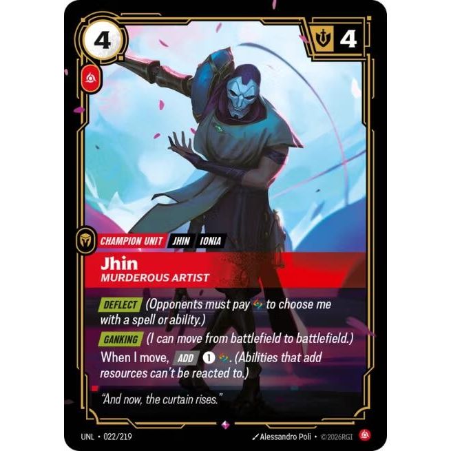 Jhin - Murderous Artist (022/219) (Unleashed) - PokeBox USA