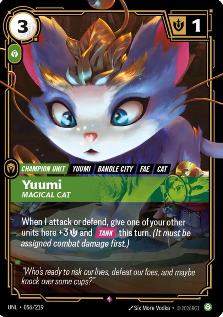 Yuumi - Magical Cat (056/219) (Unleashed) - PokeBox USA