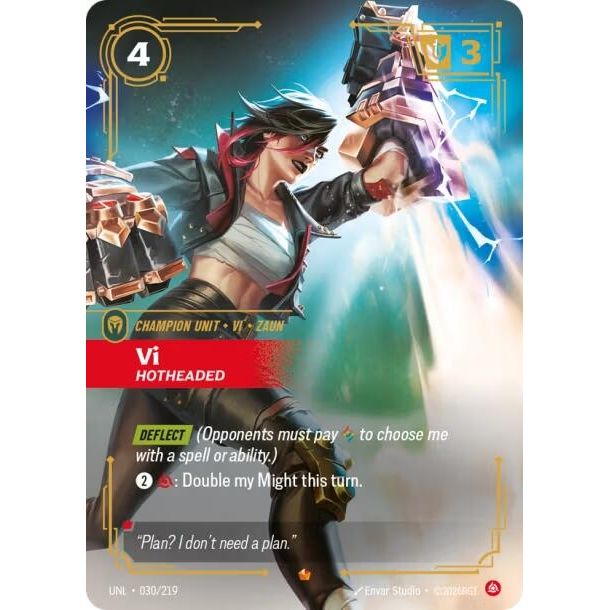 Vi - Hotheaded (030/219) (Unleashed) - PokeBox USA