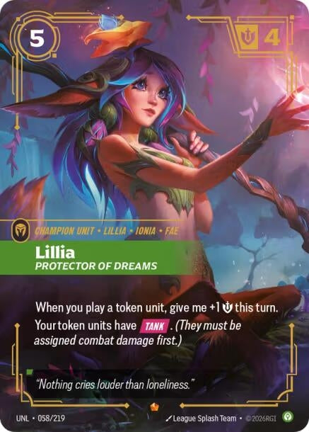 Lillia - Protector of Dreams (058/219) (Unleashed)