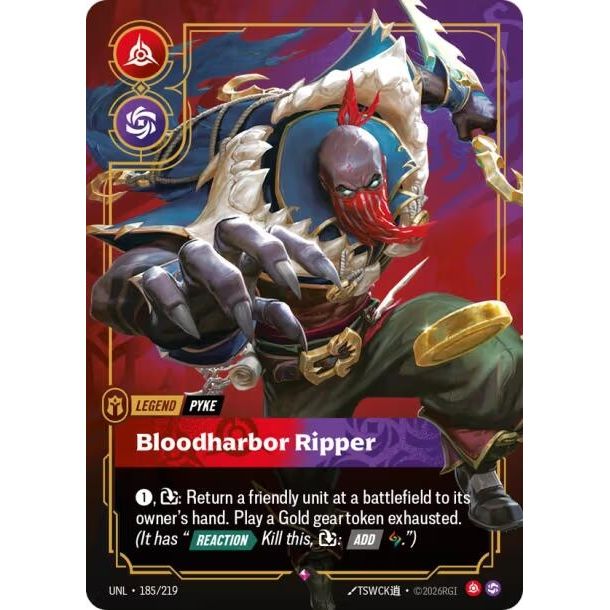 Pyke - Bloodharbor Ripper (185/219) (Unleashed) - PokeBox USA