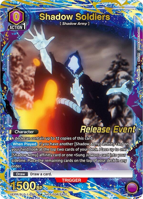 Image for Shadow Soldiers (C*) (UE17BT/SLG-1-030) (UE17BT: SOLO LEVELING Release Event Cards) (UE17BT_RE) - Union Arena