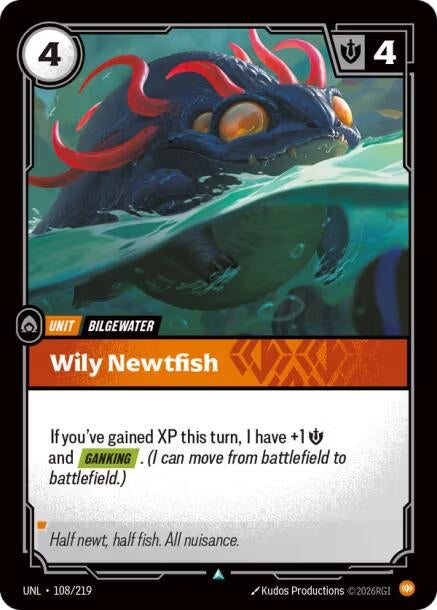 Wily Newtfish (108/219) (Unleashed)