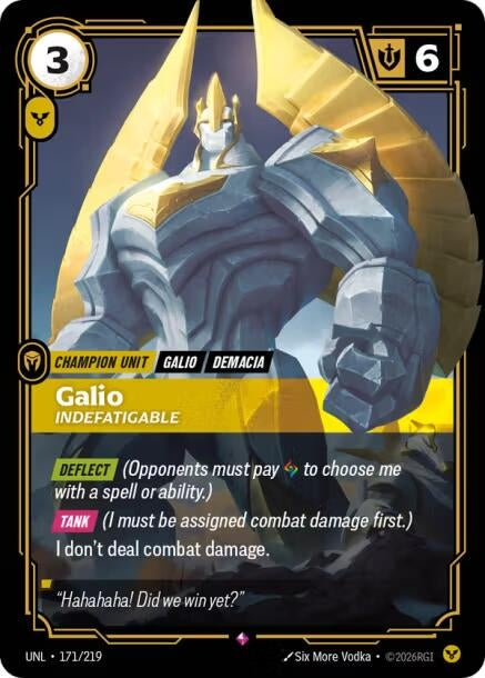 Galio - Indefatigable (171/219) (Unleashed)