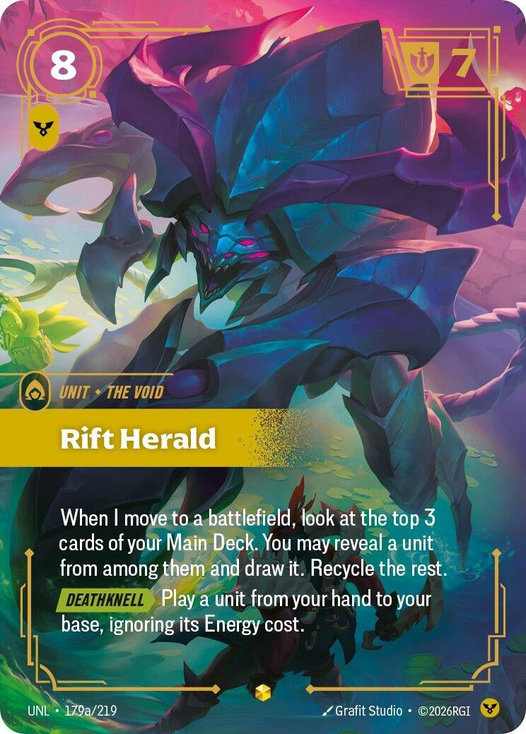 Rift Herald (Alternate Art) (179a/219) (Unleashed) - PokeBox USA