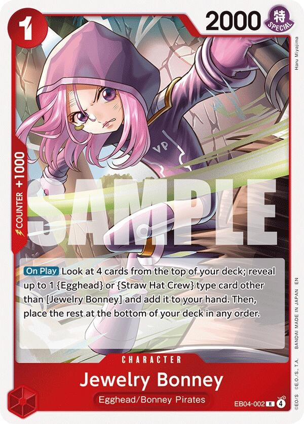 Image for Jewelry Bonney (EB04-002) (EB04-002) (Adventure on Kami's Island) (OP15-EB04) - One Piece Card Game