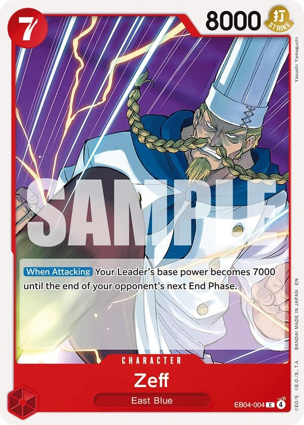 Image for Zeff (EB04-004) (Adventure on Kami's Island) (OP15-EB04) - One Piece Card Game