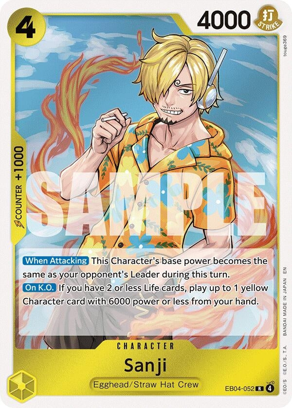 Image for Sanji (EB04-052) (EB04-052) (Adventure on Kami's Island) (OP15-EB04) - One Piece Card Game