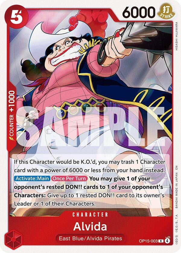 Image for Alvida (OP15-003) (Adventure on Kami's Island) (OP15-EB04) - One Piece Card Game